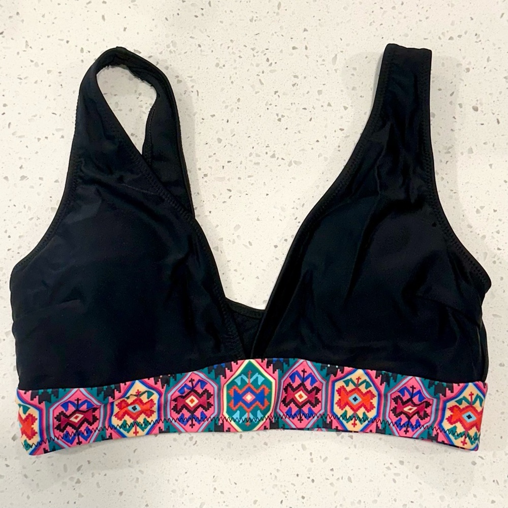NWT Black and Multicolor Women's Swimwear Set - Size: Medium - Picture 9 of 15